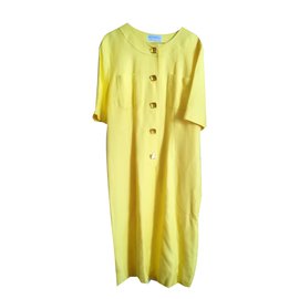 Givenchy Kleid Gelb Viscose Gelb