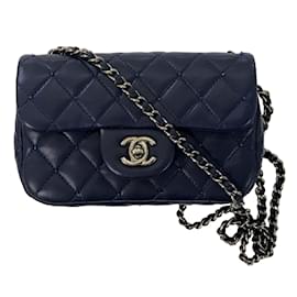 Chanel-Mini saco-Azul