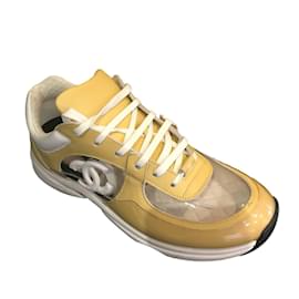 Chanel-scarpe da ginnastica-Giallo