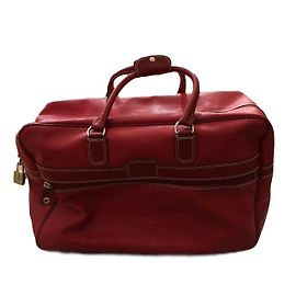 Lancel Travel bag Red
