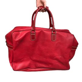 Lancel-Travel bag-Red