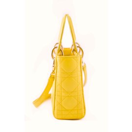 Dior-Lady dior mini-Yellow