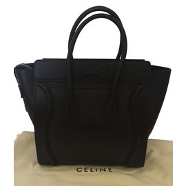 Céline-Luggage Micro-Black