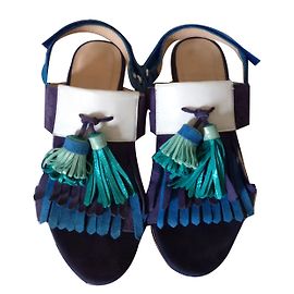 Mellow Yellow sandali Blu navy