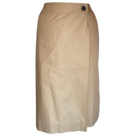 Hermès-Skirts-Beige