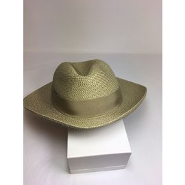 Hermès-Chapeau Panama-Beige