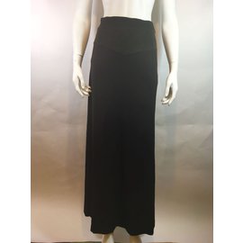 Georges Rech-Long skirt-Dark brown