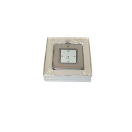 Autre Marque-Orologio da tavolo Mikimoto-Argento,Bianco