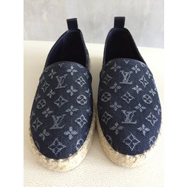 Louis Vuitton-espadrillas-Blu navy