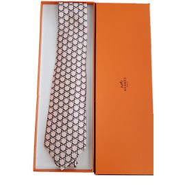 Hermès Krawatten Pink
