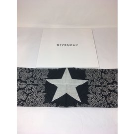 Givenchy-Sciarpa-Nero,Bianco