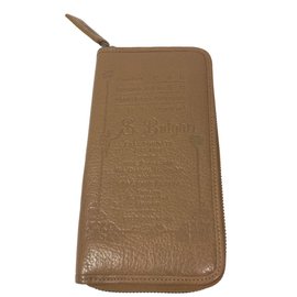 Bulgari-Leather wallet-Hazelnut
