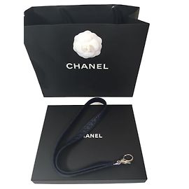 Chanel llavero Azul marino