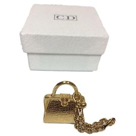 Christian Dior Bijoux de sac Doré