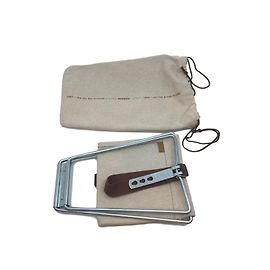 Hermès Taburete plegable Castaño Beige