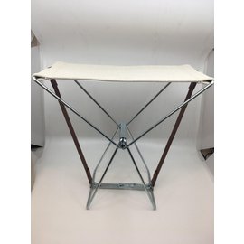 Hermès-Folding stool-Brown,Beige