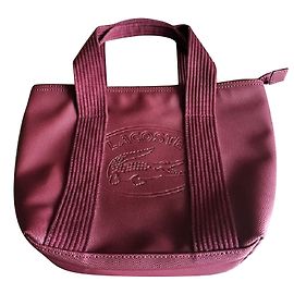 Lacoste Sac en PVC Bordeaux Neuf Bordeaux