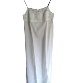 La Perla Top de Renda Branco de Algodão Branco