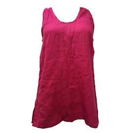 Top in lino rosa Max Mara Rosa