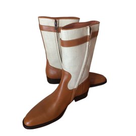 Aigle Bottines Marron