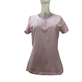 Autre Marque T-shirt in cotone rosa Coppa del mondo di rugby 2007 Rosa