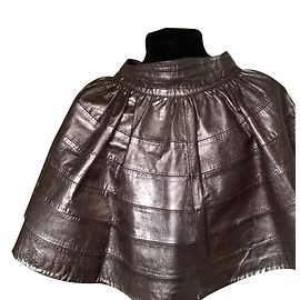 Jitrois Lederrock High Fashion Silber Silber