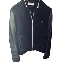 Jaqueta de couro Zadig & Voltaire preta Preto