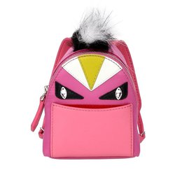 Fendi-Backpack key  ring-Pink