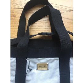 Balmain-Balmain beachwear big shopping bag-Grey