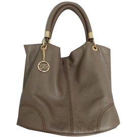 Lancel-Handbags-Brown