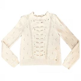 Des Petits Hauts Suéter ARICOTE Blanco