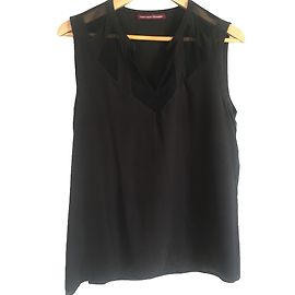 Comptoir Des Cotonniers Top Nero Blu navy
