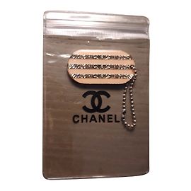 Chanel Amuletos bolsa Plata Beige