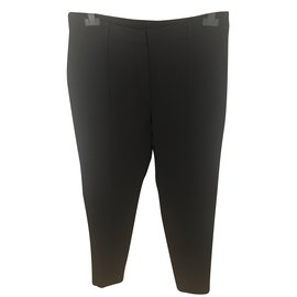 Sandro Black Carrot Cut Pants Size 38 Black
