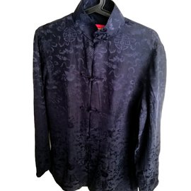 Shanghai Tang-Jackets-Navy blue