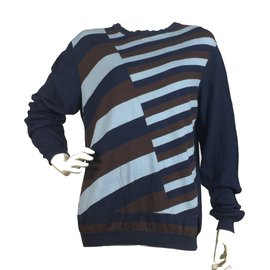 Fendi-Oversized knitted top-Brown