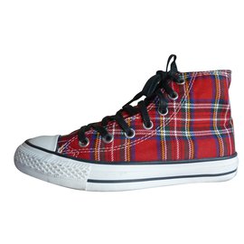 Converse cloth sneakers Red