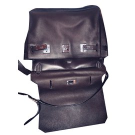 Hermès-Shoulder bag-Brown