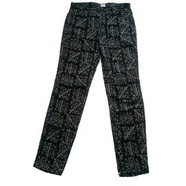 Moschino-calça, leggings-Preto,Branco