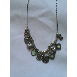 Gas-Long necklaces-Silvery,Other