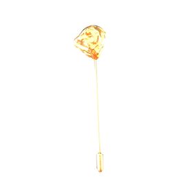 Pino de lenço Yves Saint Laurent Nuggets Dourado Dourado