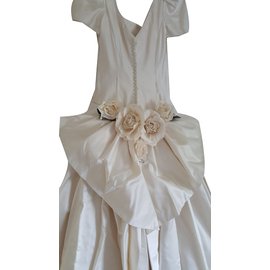 Christian Dior-Robe de mariée-Crème