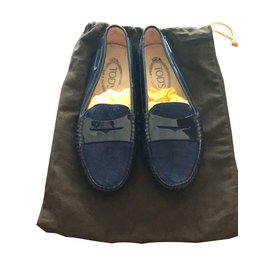 Tod's-Flats-Navy blue