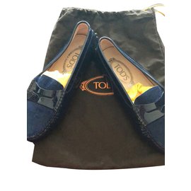 Tod's-Flats-Navy blue