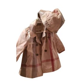 Burberry-Girl Coats outerwear-Beige
