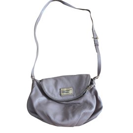 Marc by Marc Jacobs Leather Handbag Beige Beige