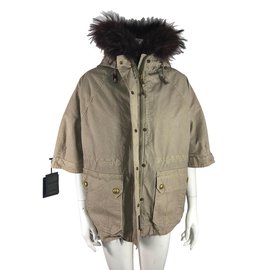 Gold Rush Parka Marrone Beige Bordò
