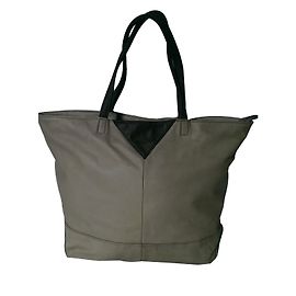 Sac cabas Nat & Nin en cuir marron sable Marron Sable