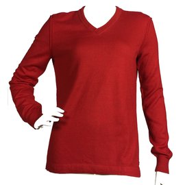 Hugo Boss Roter Wollpullover Rot