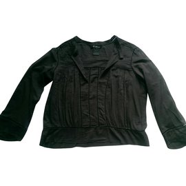 Isabel Marant Etoile Cotton Blouse Dark Grey Dark grey